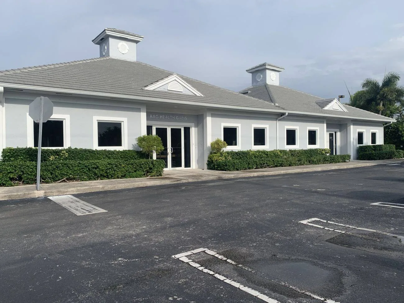Completed commercial impact window and door installation